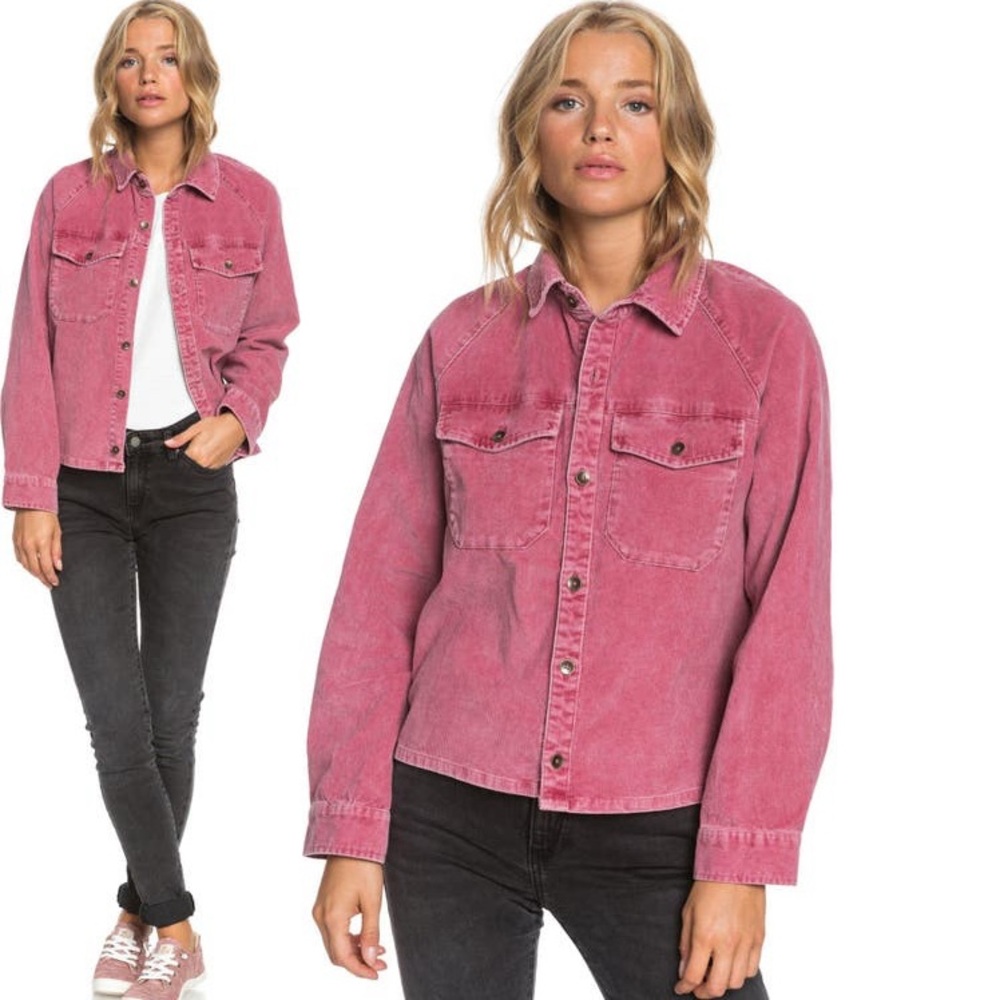 Roxy Corduroy Pink Shirt